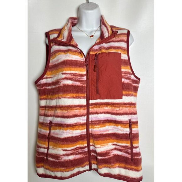 Telluride Clothing Company Fleece Vest Women Large Aztec Southwest Southwestern - Picture 1 of 8